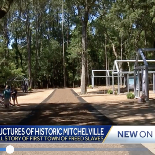 In the News | Historic Mitchelville Freedom Park unveils new ghosted structures